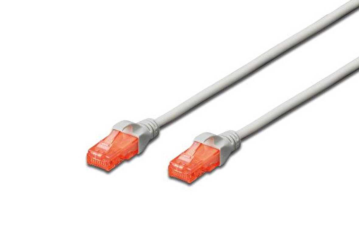 DIGITUS DK-1617-020 2MT UTP CAT6 PATCH KABLO GRI Cu, LSZH AWG 26/7